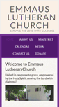 Mobile Screenshot of emmauseugene.org